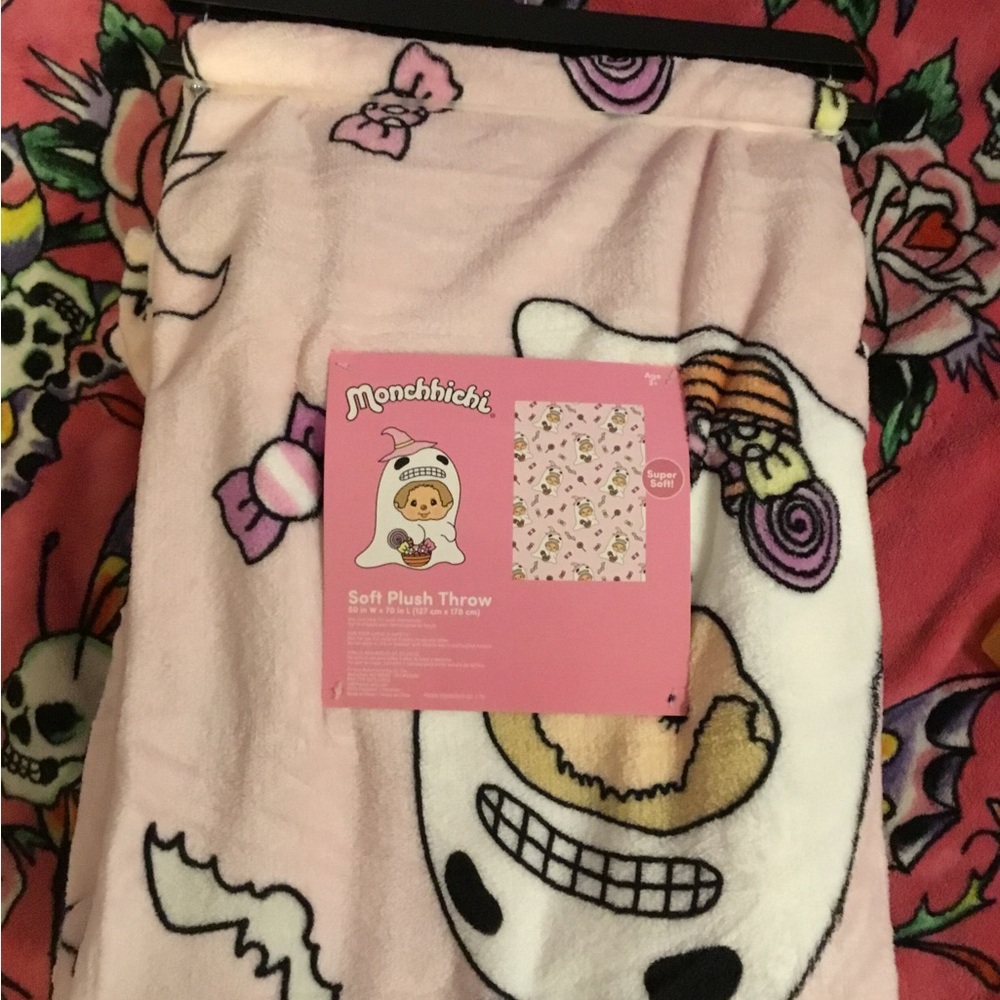 Monchhichi Halloween blanket